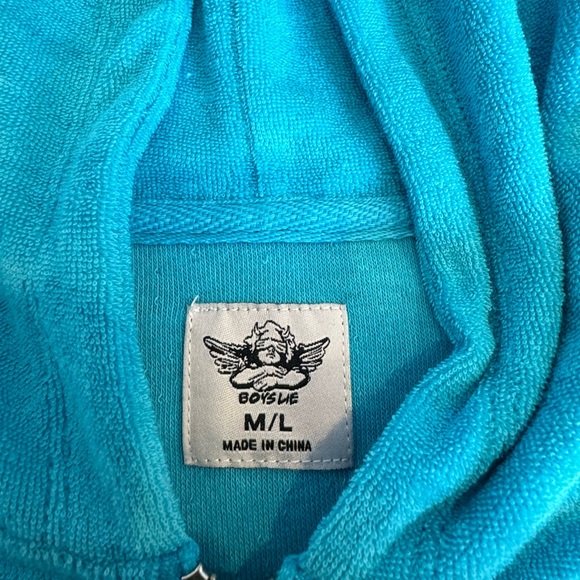 Blue and orange boys lie zip up - Picture 3 of 3